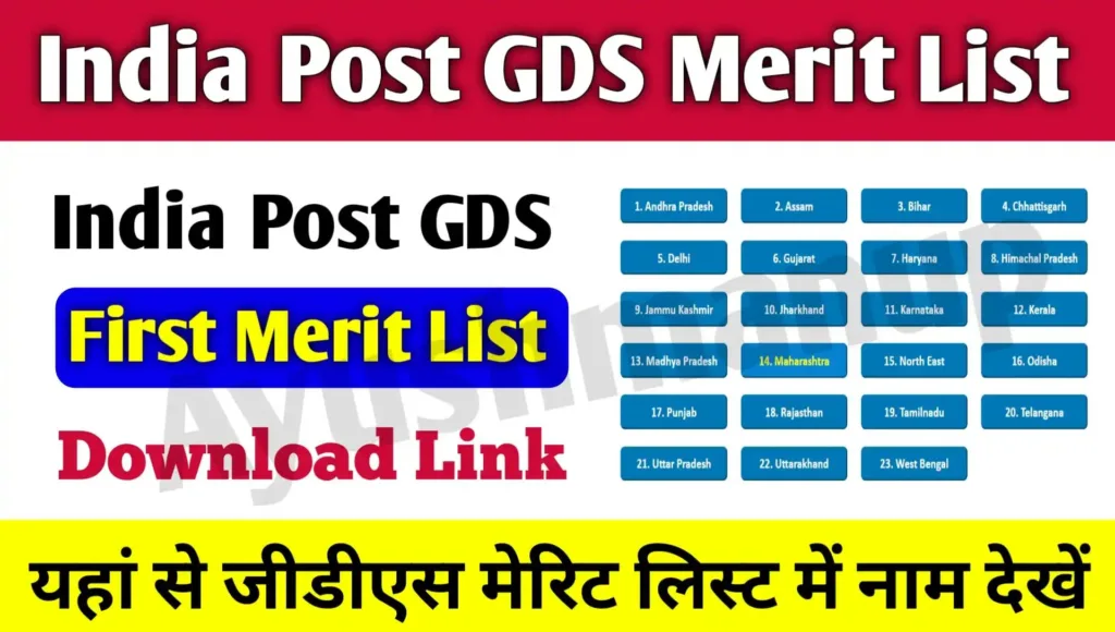 India Post GDS Merit List 2024 Live Today